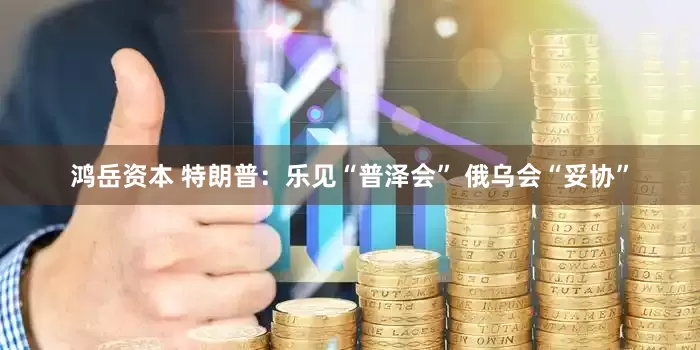 鸿岳资本 特朗普：乐见“普泽会” 俄乌会“妥协”